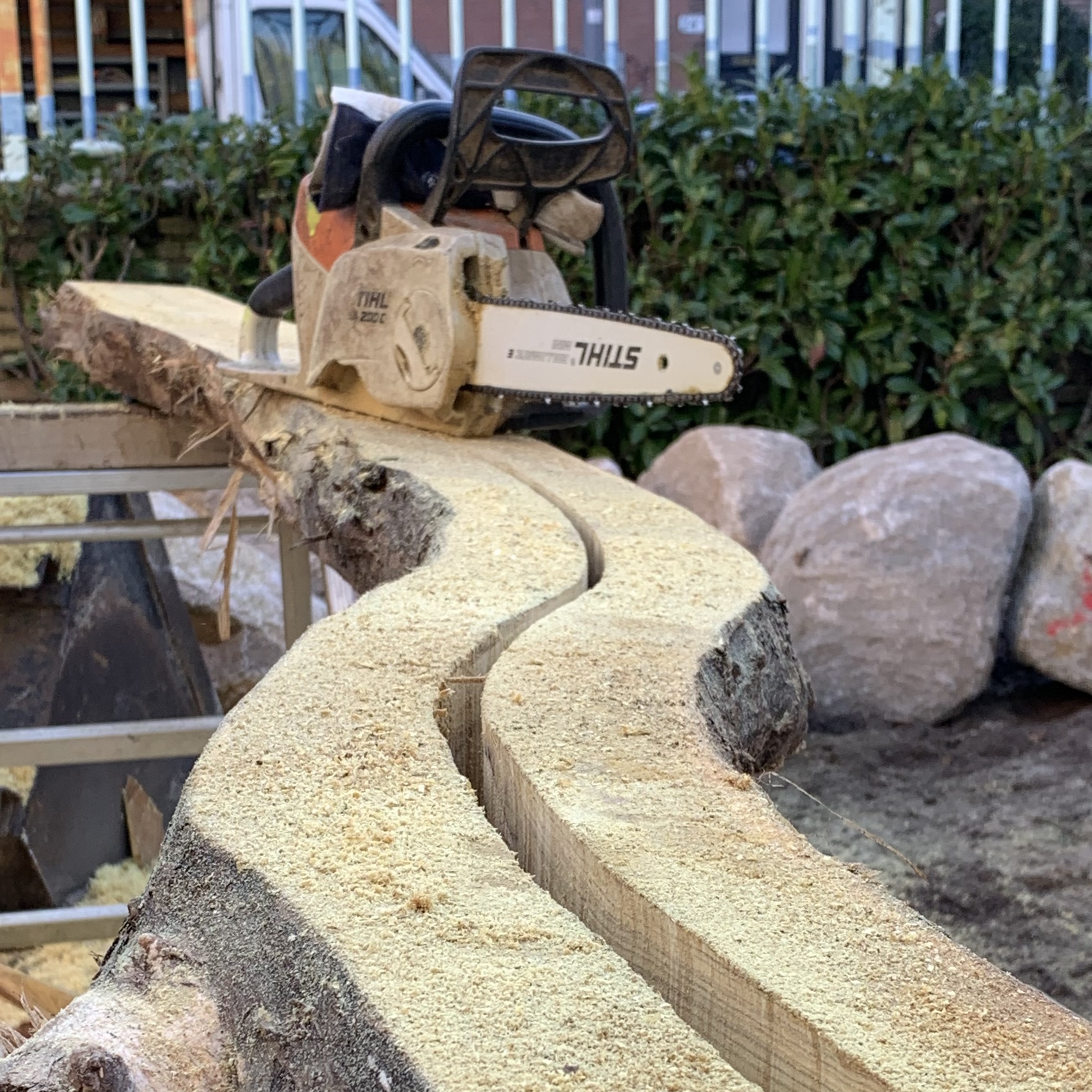 Green-blue playgrounds